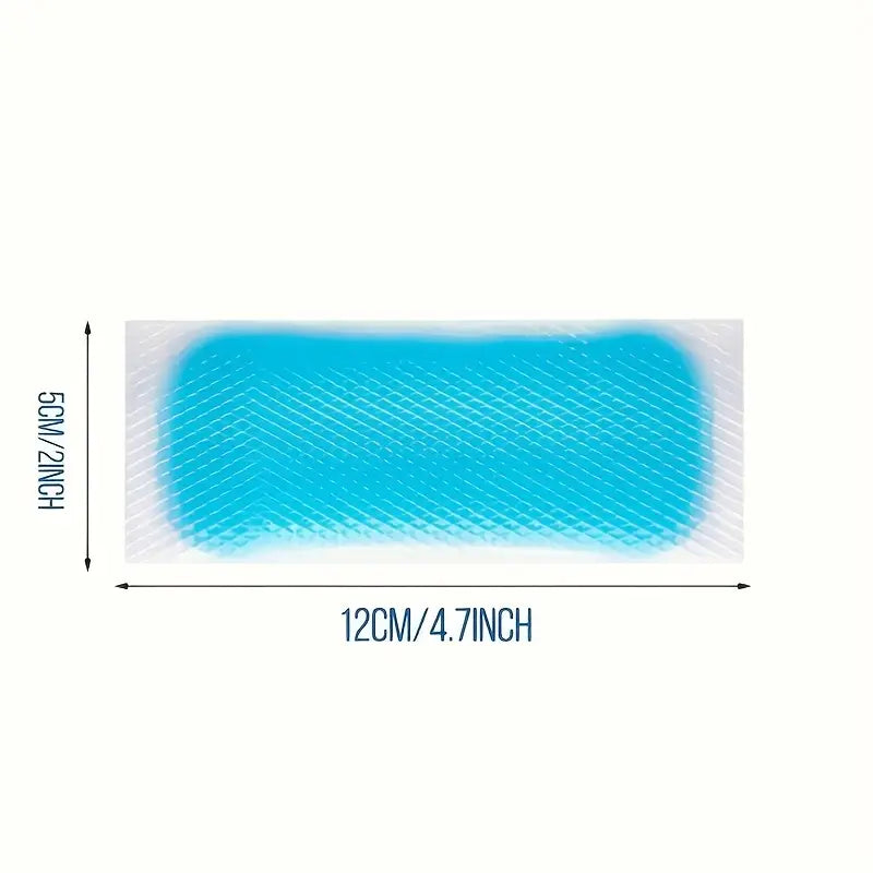 Instant Hexa Cooling Gel Pad – 8-Hour Relief for Headache, Fever & Summer Heat (12-Pack)