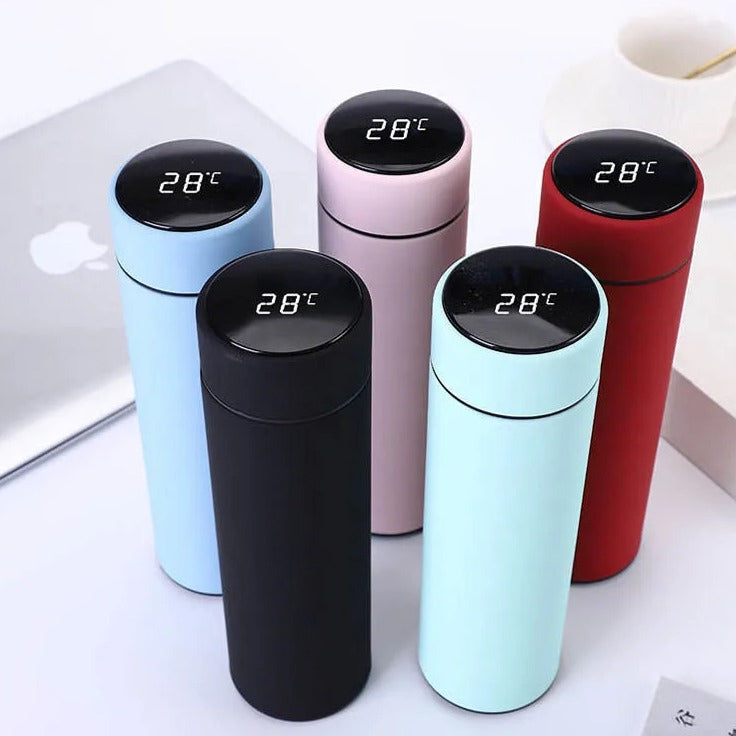 🌟 Smart LED Temperature Flask – Never Guess Your Drink’s Temperature Again! 🌟
