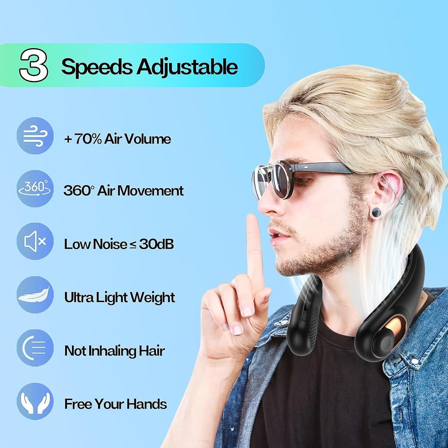 Premuim Mini Neck Portable Air Cooler
