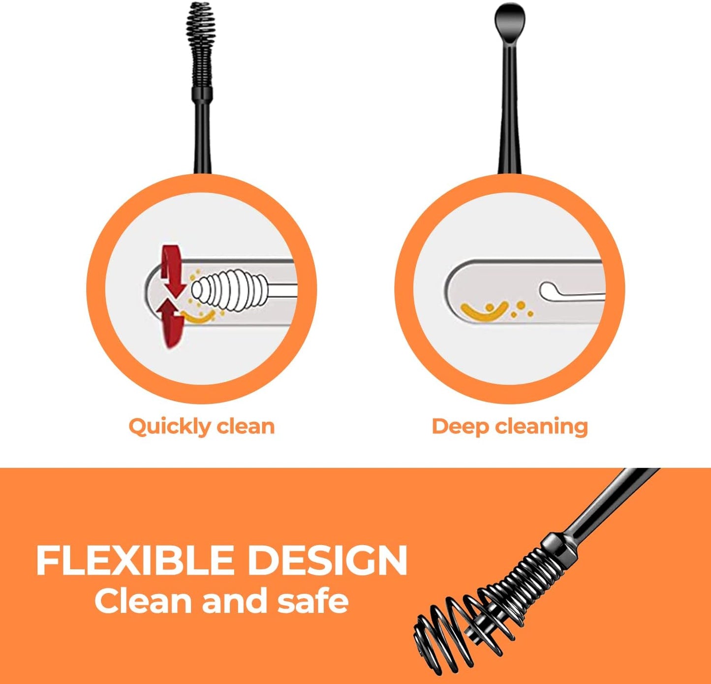 Reusable Silicone Ear Cleaners (Ear Picks)