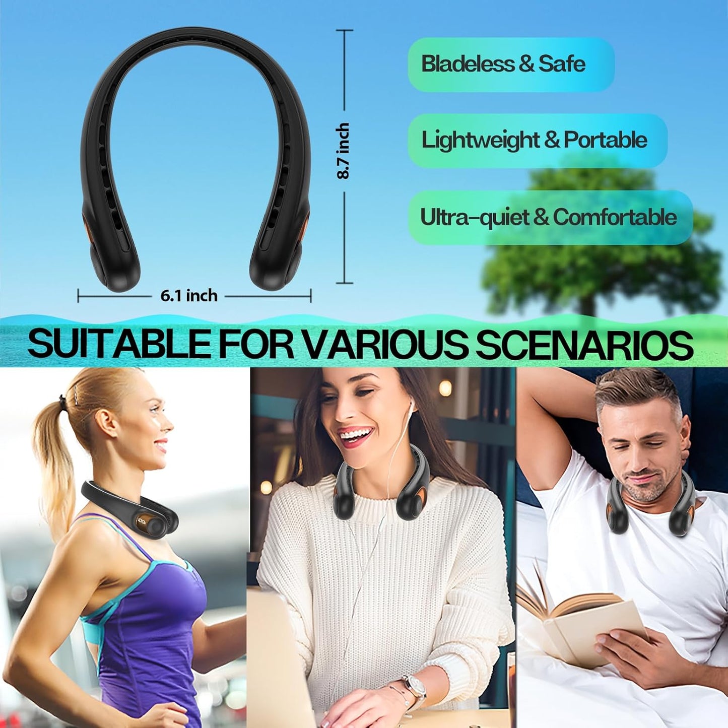 Premuim Mini Neck Portable Air Cooler
