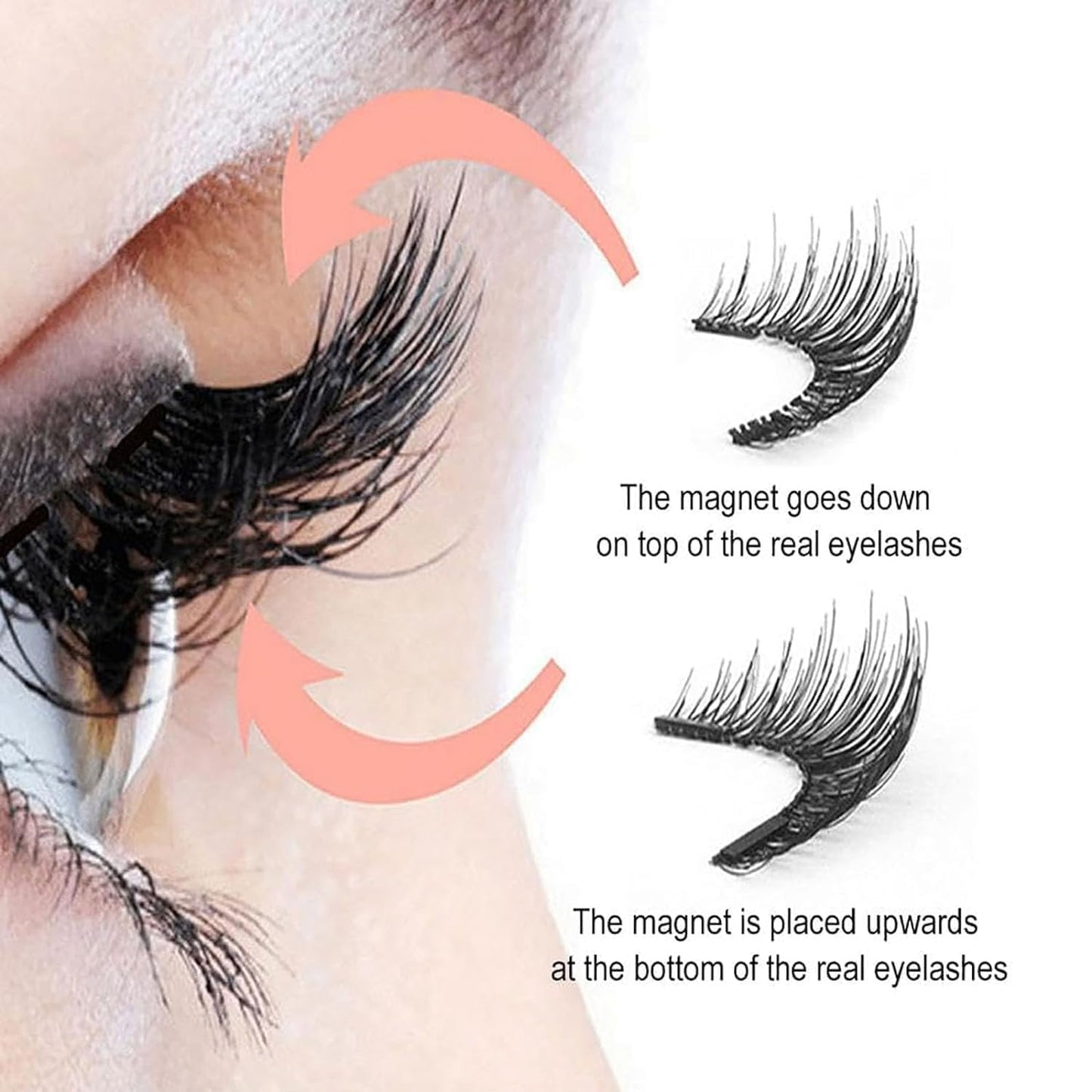 LashEase Magnetic Eyelashes with Applicator – Reusable, Easy-to-Apply, and Glue-Free Lashes for Instant Glamour