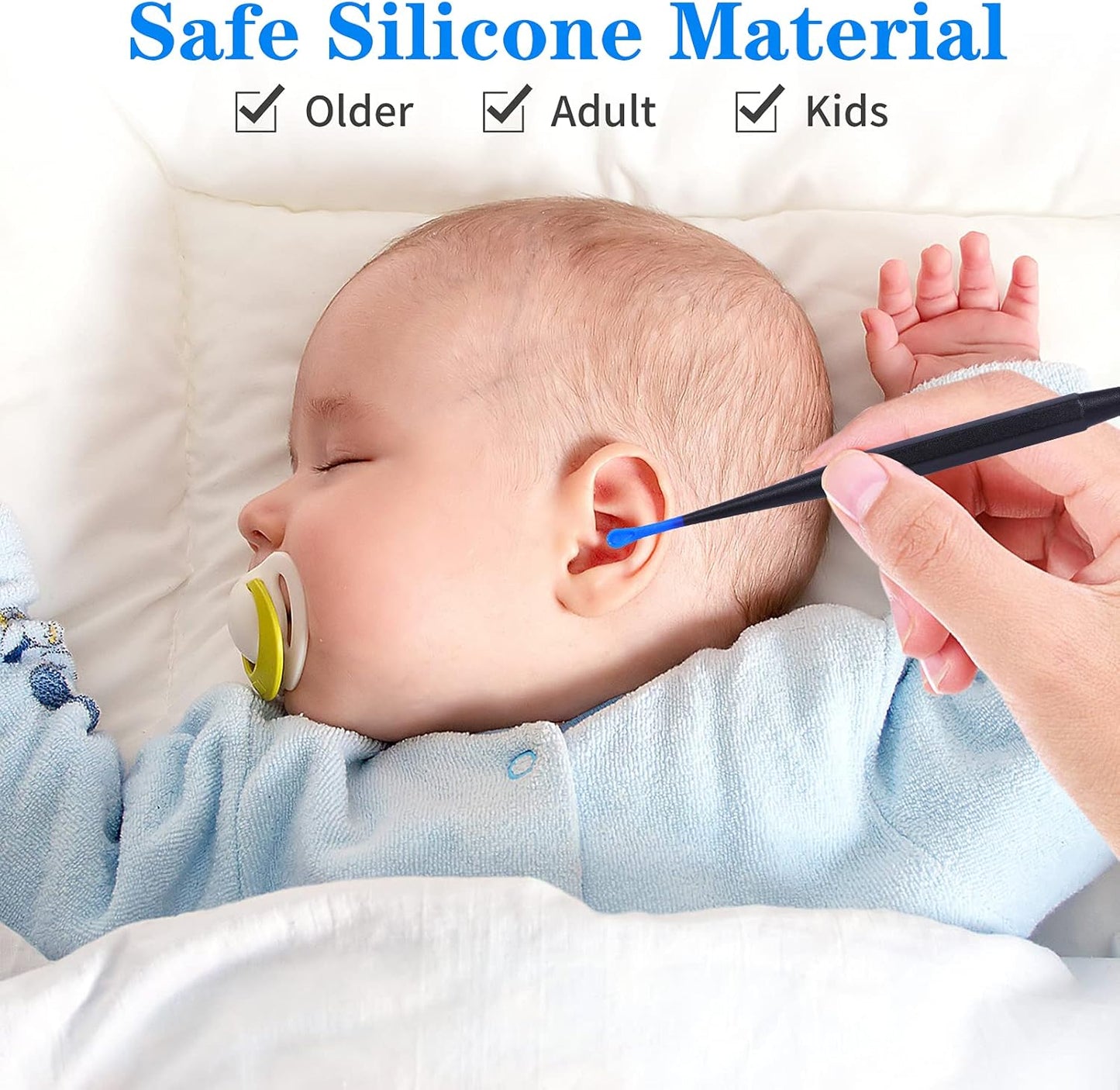 Reusable Silicone Ear Cleaners (Ear Picks)