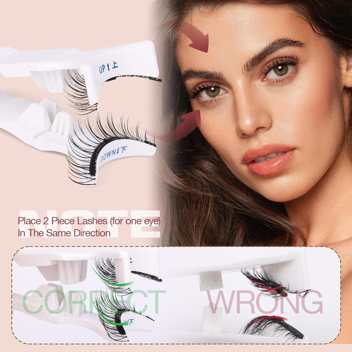 LashEase Magnetic Eyelashes with Applicator – Reusable, Easy-to-Apply, and Glue-Free Lashes for Instant Glamour