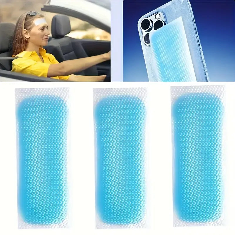 Instant Hexa Cooling Gel Pad – 8-Hour Relief for Headache, Fever & Summer Heat (12-Pack)