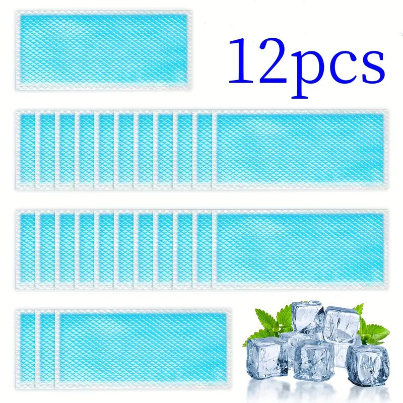 Instant Hexa Cooling Gel Pad – 8-Hour Relief for Headache, Fever & Summer Heat (12-Pack)