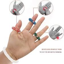 ReliefRing Acupressure Ring Set – Instant Stress Relief, Improved Circulation, and Relaxation in Minutes