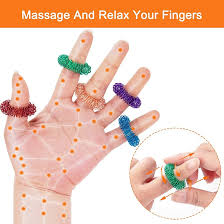 ReliefRing Acupressure Ring Set – Instant Stress Relief, Improved Circulation, and Relaxation in Minutes